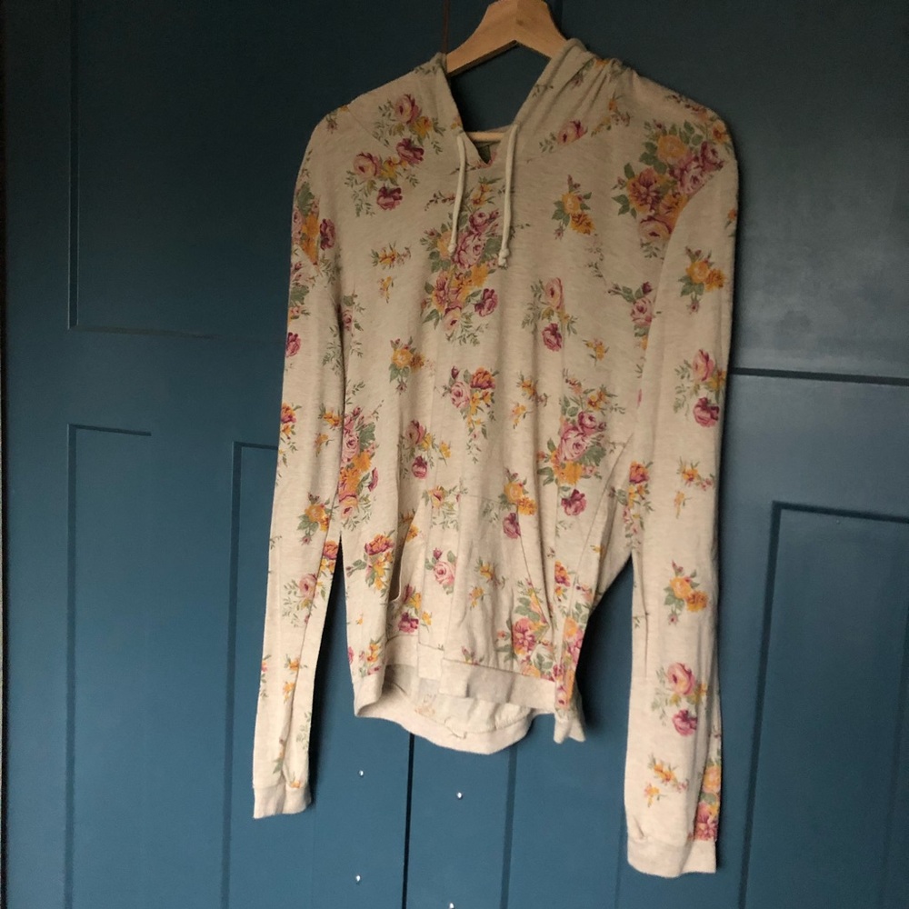 Autumn floral hoodie